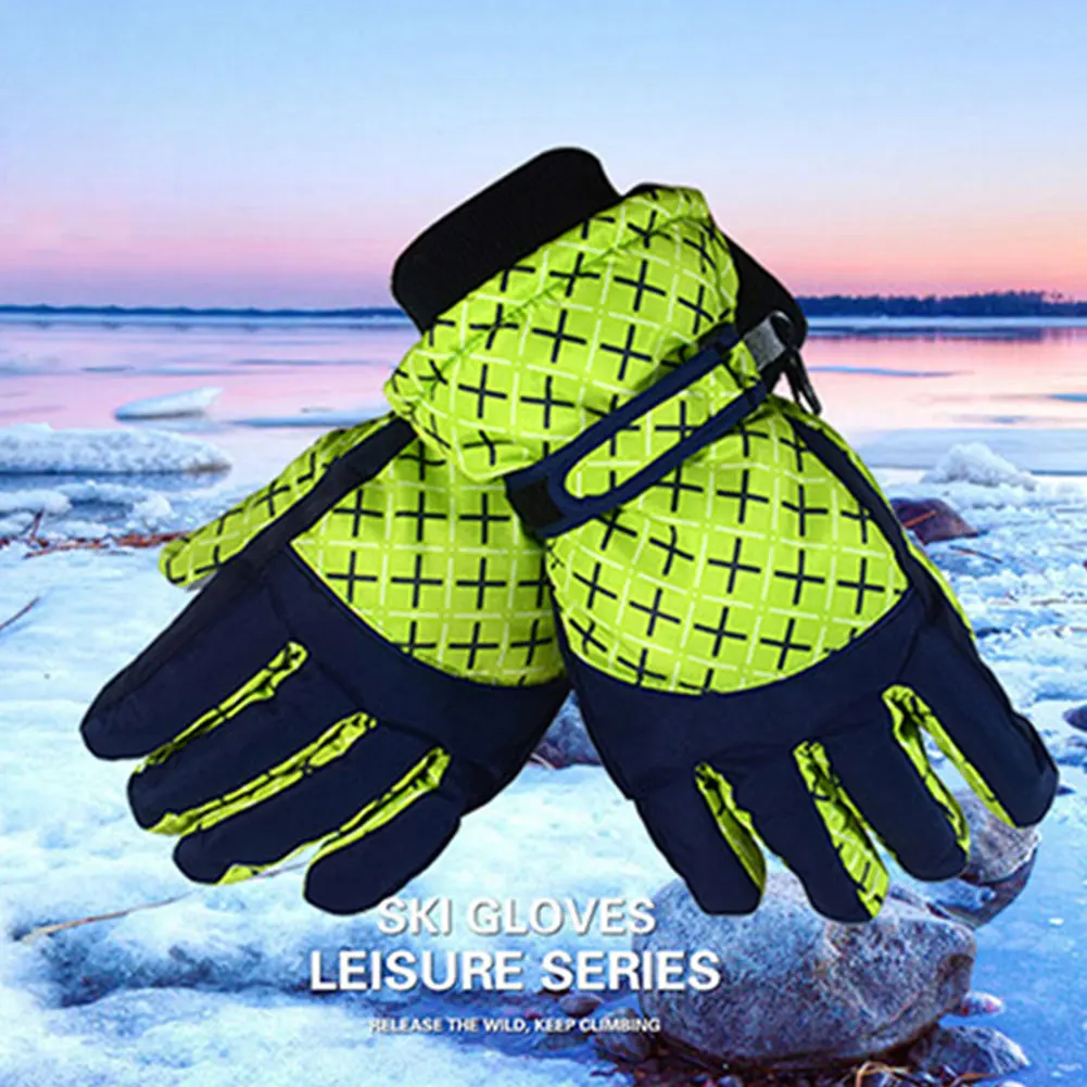 Новые зимние водонепроницаемые мужские перчатки для улицы Женские