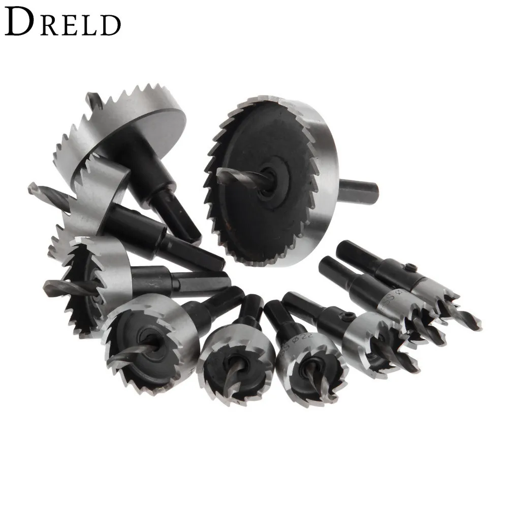 

DRELD 1Pc 12-35mm HSS Hole Saw Drill Bit High Speed Steel Holesaw Metal Cutter Drilling Power Tool herramientas para carpinteria