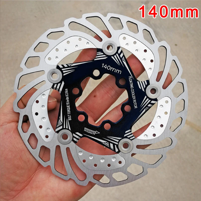 Горный велосипед охлаждения тормозные диски вниз горка плавающий Велосипедный