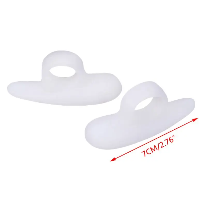 

28TA 2Pcs Hammer Toe Cushion Silicone Protector Corrector Straightener Bunion Guard