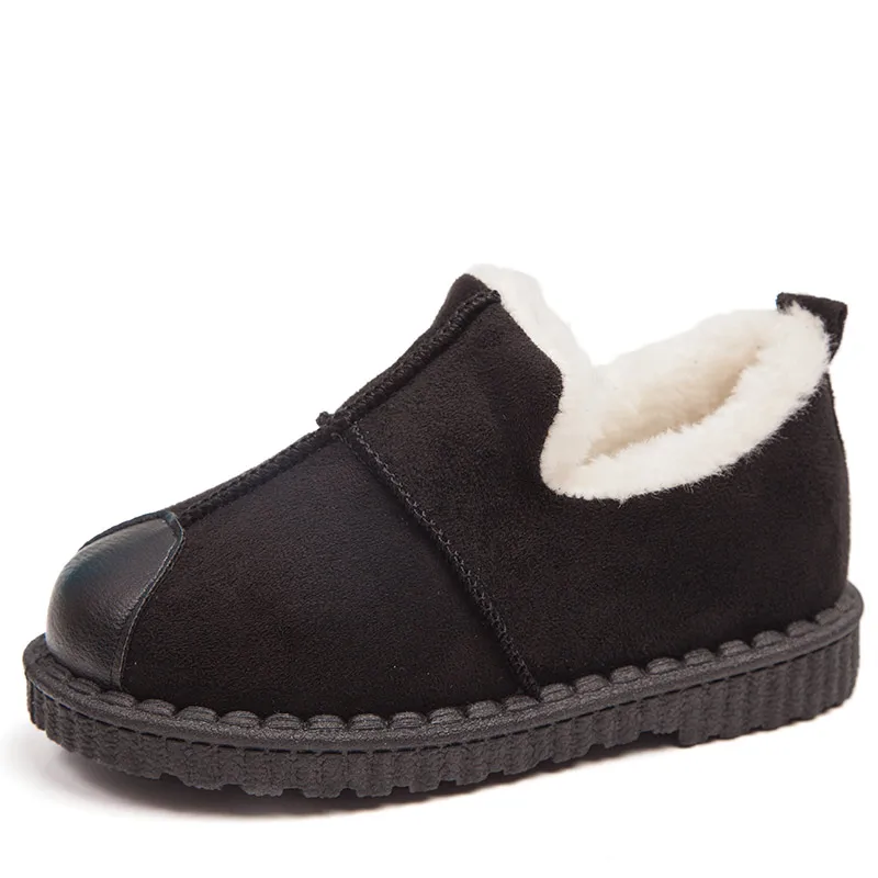 Обувь для больших девочек зимняя Утепленная обувь Теплая Повседневная Детские