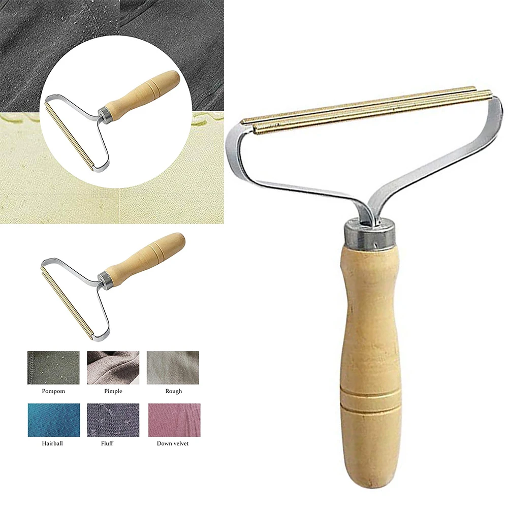 Переносное средство для удаления ворса одежды из пушистой ткани бритва щетка