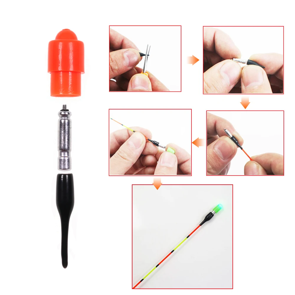 JIGEECARP 2 шт. светящаяся палка для ловли карпа Электронный светильник рыбалки