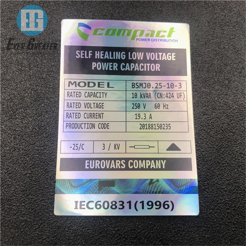

Custom Design Waterproof PVC Vinyl Precautions Hologram Sticker