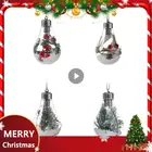 2022 прозрачные светодиодные шарики, Рождественское украшение, украшение для рождественской елки, подвесные пластиковые шарики с лампочками, домашний декор, Новогодний подарок