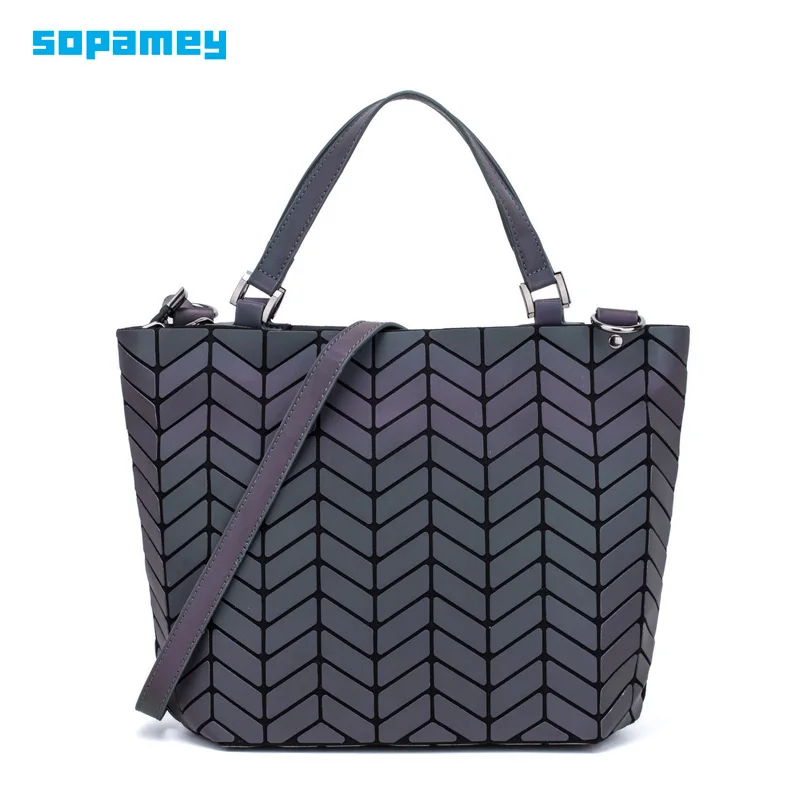 Светящиеся сумки для женщин роскошные дизайнерские простые складные дамские