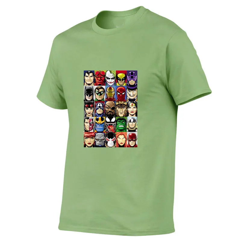 Мужская и женская футболка с короткими рукавами Повседневная хлопковая Футболка