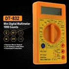 DT-832 мини карманный цифровой мультиметр 1999 отсчетов ACDC Вольт Ампер Ом диод hFE тестер непрерывности Амперметр Вольтметр Омметр
