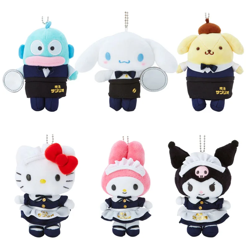 

10cm Original Limited Cartoon Kawaii Cinnamoroll My Melody Kuromi Plush Toy Anime Stuffed Animals Cute Plushie Pendant Toys Gift