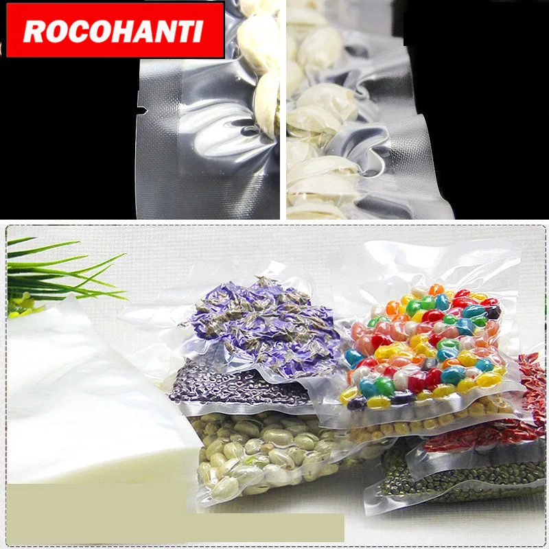 

100PCS PA+PE Material Folding Eco-Friendly Vacuum Storage Feature Space Saver Vacuum Seal Storage Bags 11*16CM