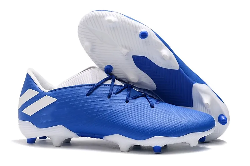 Новое поступление, Мужская футбольная обувь Messi Nemeziz 19,1, FG ace 19+ x 19,1, без шнуровки, футбольные низкие уличные ботинки, бутсы, размер US6.5-11