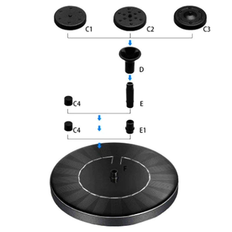 Плавающий Панели солнечные на открытом воздухе фонтан солнечной батарее для
