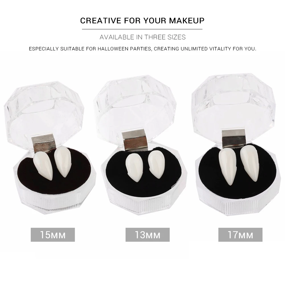 3 пары ужасных забавных костюмов клоуна Зубы вампира протезы для хэллоуивечерние