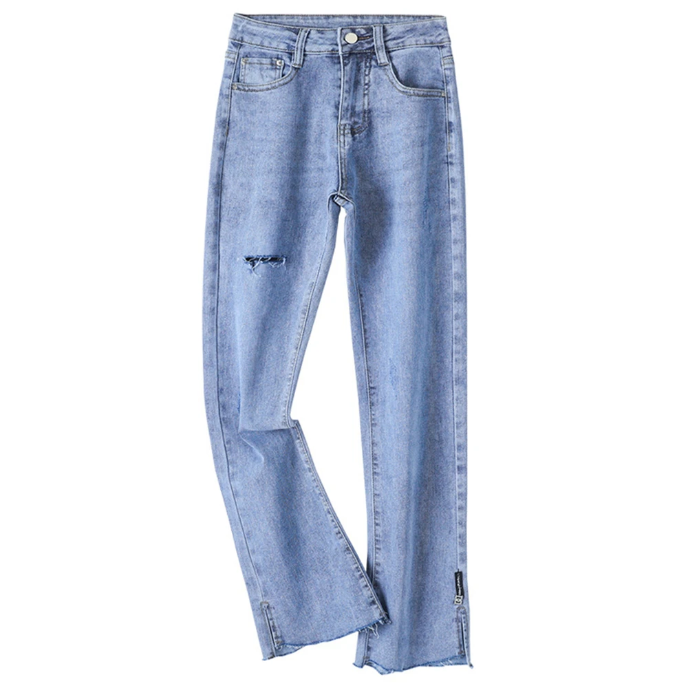 

Распродажа, брюки-клеш, новинка, эластичные модные джинсы для отпуска, винтажные длинные брюки в стиле панк-рок, женские крутые джинсы с высо...