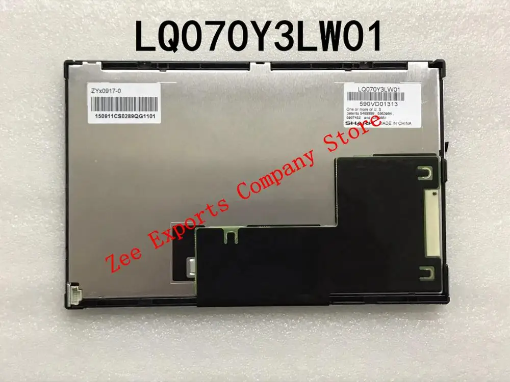

NEW 7 Inch LCD screen display panel LQ070Y3LW01 100% tested Original for Industrial Equipment 800*480