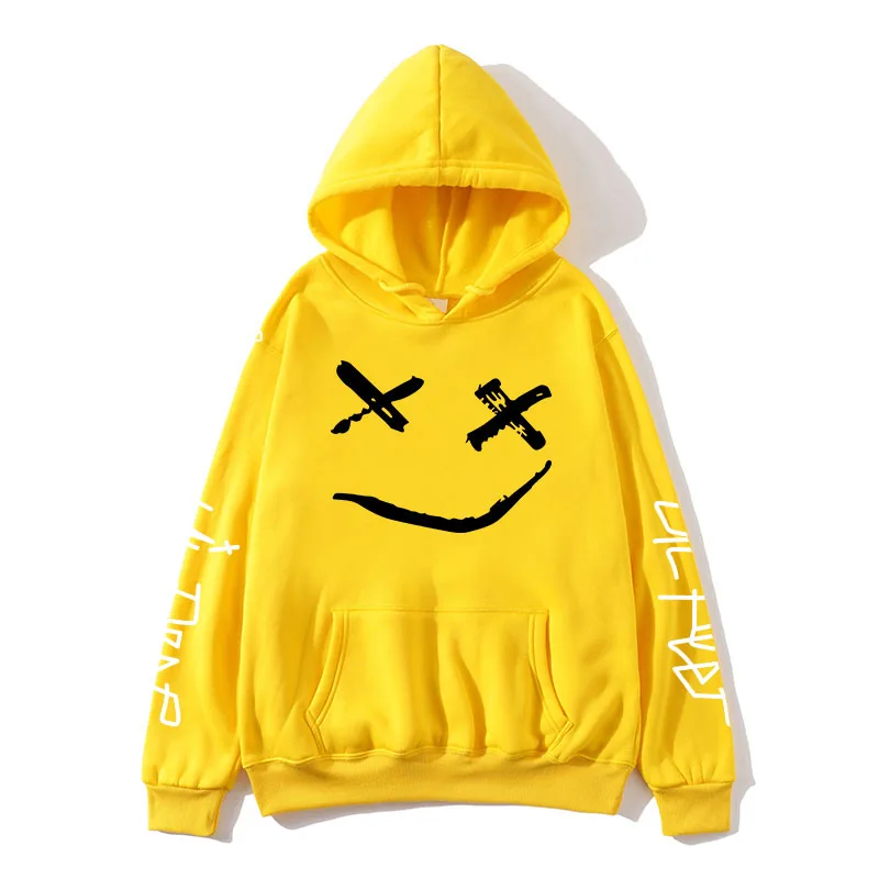 Толстовки Lil Peep с надписью Love lil.peep мужские толстовки пуловер капюшоном