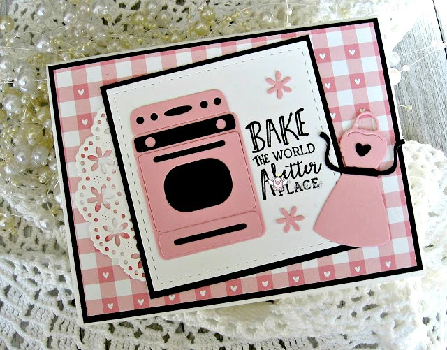 Mmao ремесла металлические стальные Вырубные штампы Новый Кухонный Фартук и