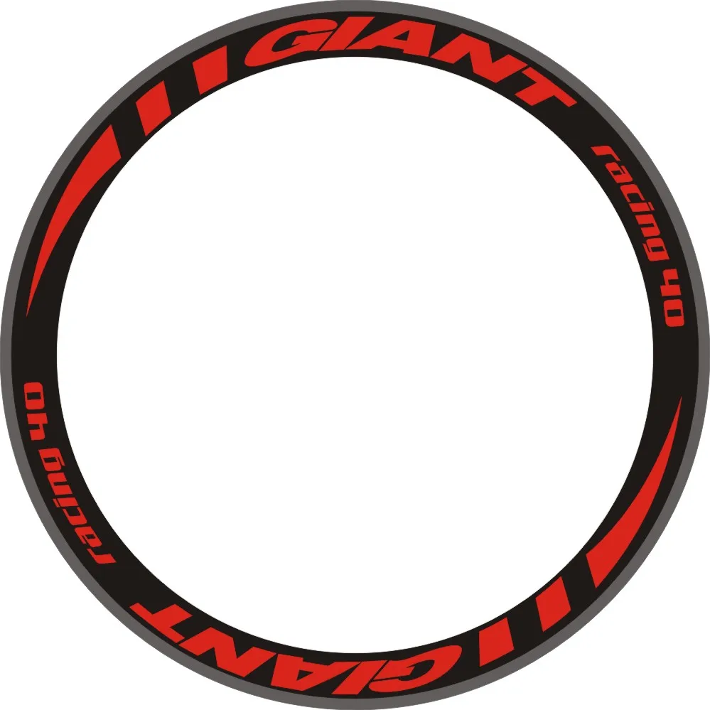 Гоночный 40 стикер колеса s наклейки для обода водонепроницаемый светоотражающий