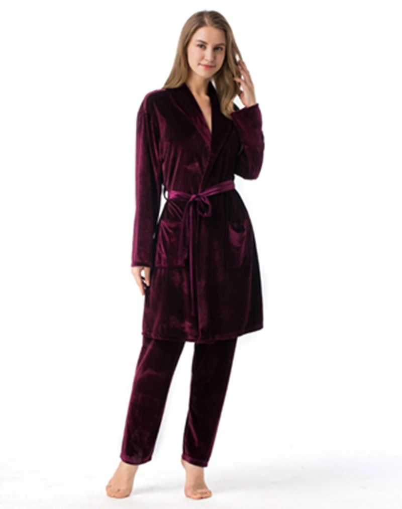 LISN коллекция 2019 года мужской и женский костюм для пары бархатные пижамы с