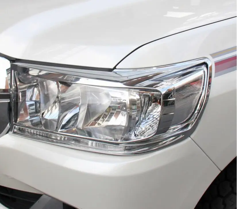 Накладка на переднюю фару автомобиля из АБС пластика и заднюю для Toyota Land Cruiser LC200
