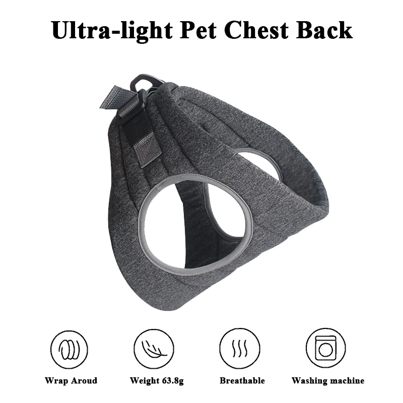 Маленький и средний жилет для собак трос ультра светильник нагрудный ремень на