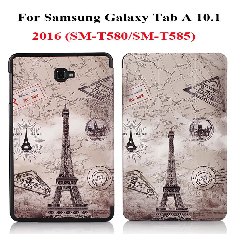 2016 FGTT Ультратонкий чехол для samsung Tab A 10,1 T580 T585 T510 T515 чехол для планшета для samsung Galaxy Tab A 10,1 чехол - Цвет: 2016 FGTT