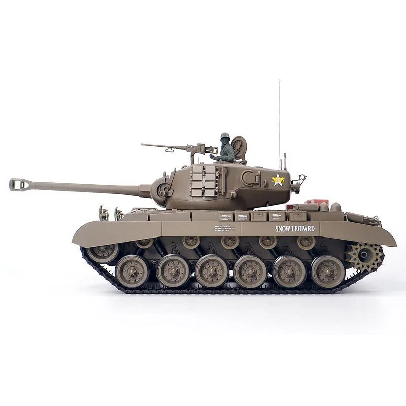 Тяжелый танк 1:16 Pershing M26 2 4 ГГц с дистанционным управлением со звуком дымом