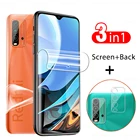 Гидрогелевая пленка 3 в 1 для Xiaomi Redmi 9T 9A 9C Redmi9 A 9 C T Redmi9t, защита объектива камеры, не стекло