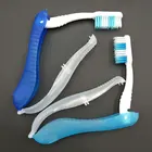 1 шт. гигиеническая портативная одноразовая Складная Женская зубная щетка для путешествий инструменты для чистки зубов