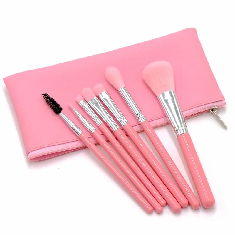 Набор кистей для макияжа 7 шт. основы под макияж пудры румян теней консилера губ