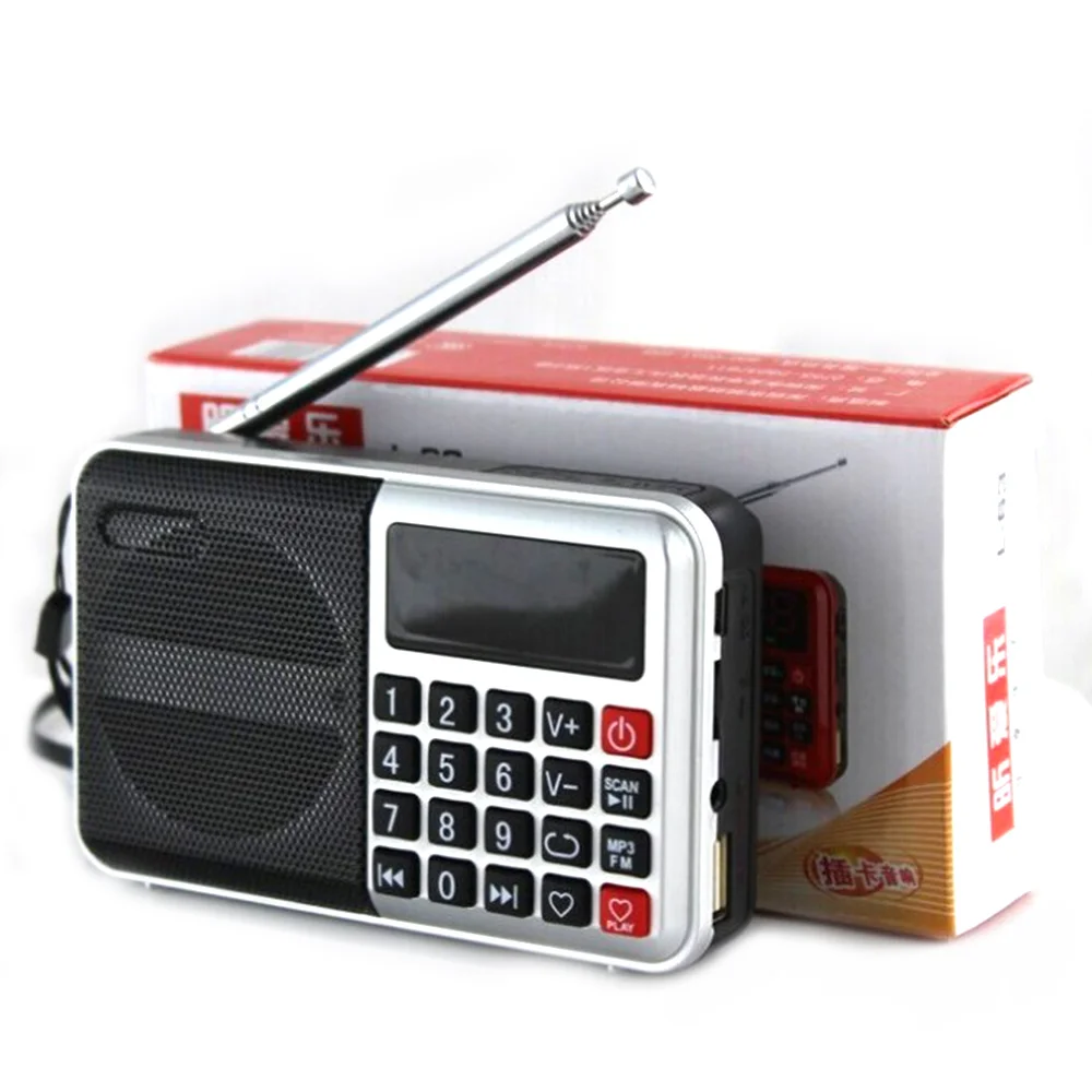 Портативная карта Mp3 радио мини fm-радио Bluetooth портативный динамик MP3 TF карта музыкальный плейер с интерфейсом USB Boombox