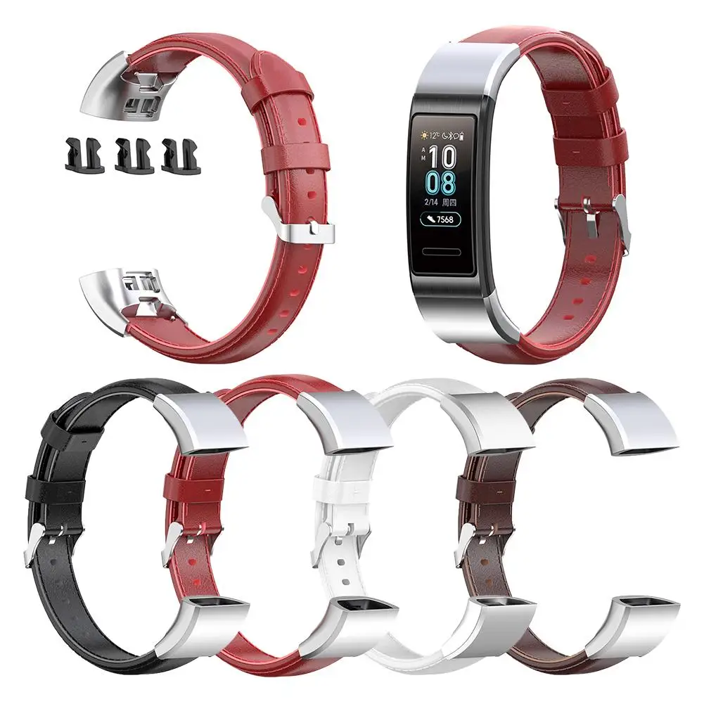 Сменный ремешок кожаный для huawei Band 3pro смарт браслет часы Ремешки
