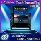 Автомагнитола Xdcradio 10,4 дюймов, вертикальный экран Tesla, Android 10,0, для Toyota Tacoma Hilux, автомобильный радиоприемник, DVD, мультимедийный плеер с GPS-навигацией
