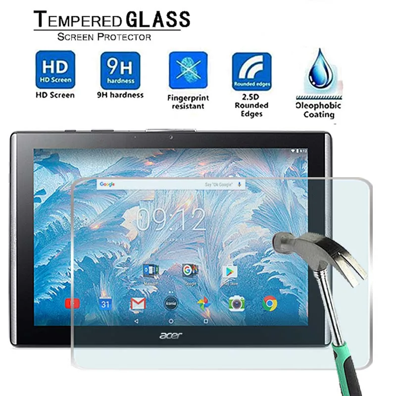 

Закаленное стекло для планшета Acer Iconia One 10 B3-A40FHD -Premium 9H