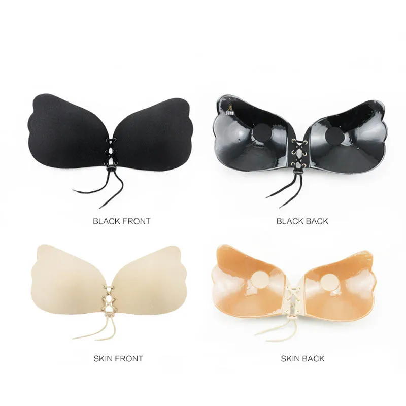 Пикантное нижнее белье с эффектом пуш ап силиконовый липкий бюстгальтер