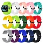 Спортивный мягкий силиконовый браслет 20 мм, новые ремешки для Samsung Galaxy Watch 3, 41 мм, Gear S2, Galaxy Watch, 42 мм, браслет для умных часов