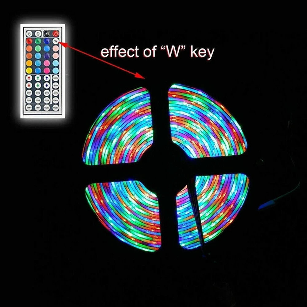 LED Strip Light 3528 SMD Flexible Ribbon Fita Led 1/2/3/4/5/10/15/20m Tape Brighter Have Remote Control | Лампы и освещение