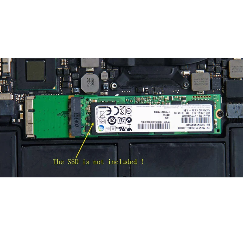 M.2 NGFF SSD до 17 + 7 Pin плата адаптера для MacBook Air 2012 Macbook AIR A1466 A1465 MD223 MD224 MD231 MD232 M2 |
