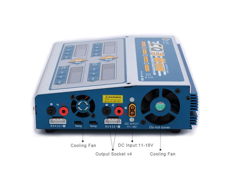 EV-Peak 100 Вт x 4 CQ3 RC балансирующее зарядное устройство для Lipo батарей Nimh Nicd литиевая