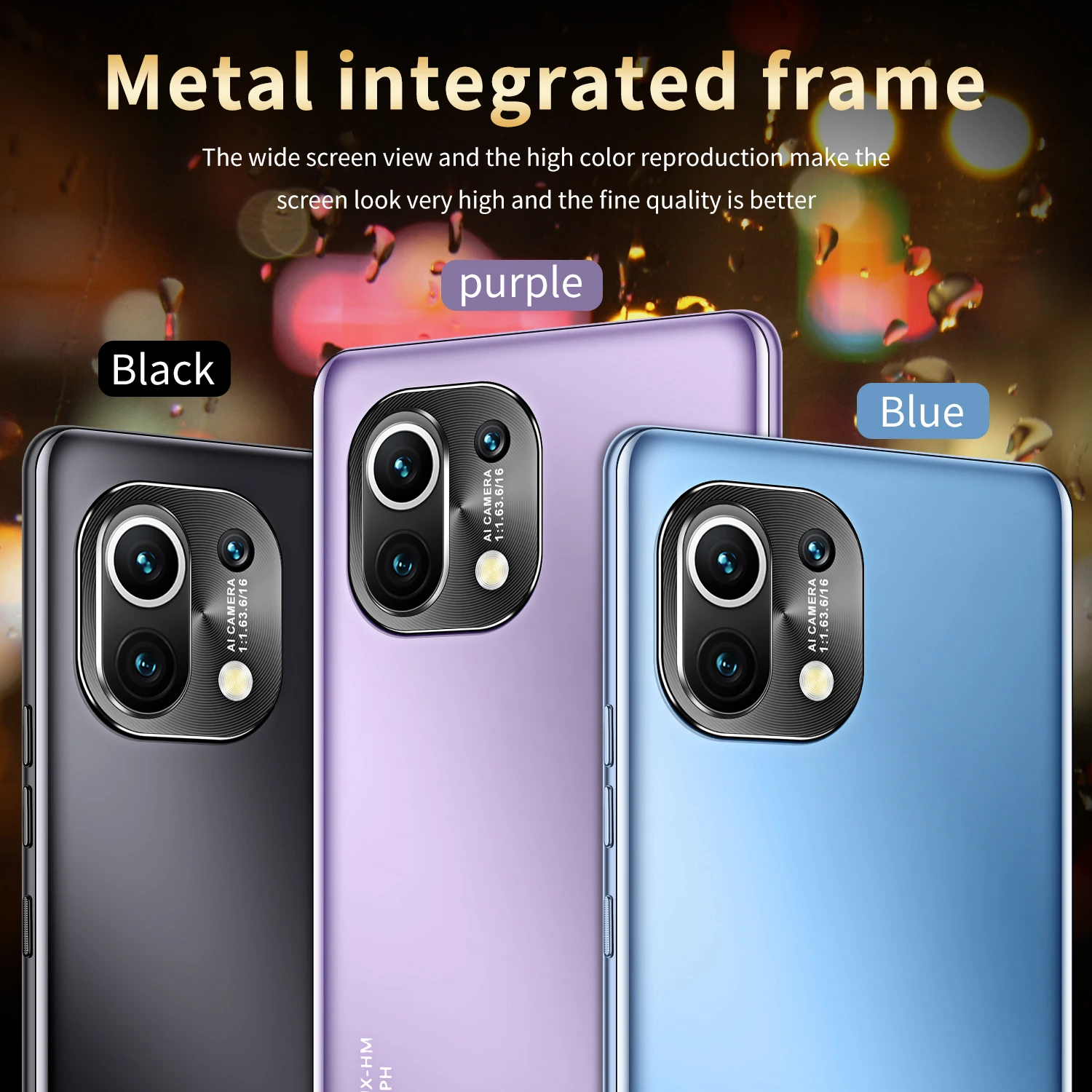 

Global Version Mi 11 5 Inch Smart Phone HD Screen 3800mAh Battery Capacity Android 6G+128G Phone 8+16mp Camera 5G Notework Phone
