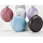 140 мл блеск плоская фляжка Нержавеющаясталь с вензелями, стразы на заказ, платье подружки невесты, пользу фляжка с гравировкой Свадебная вечеринка подарок