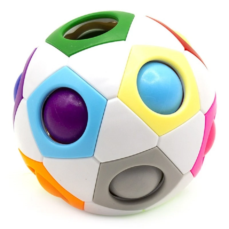 Головоломка "Орбо" YUXIN 12-HOLE RAINBOW BALL. Развивающая игрушка подарок ребёнку. Шар
