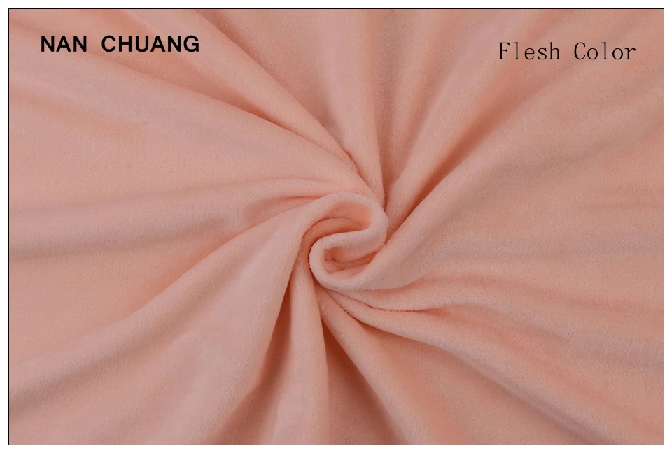 Nanchuang короткая плюшевая ткань супер мягкая ткань для DIY подушки ручной работы обувь игрушки пижамы постельное белье швейный материал 50x50 см