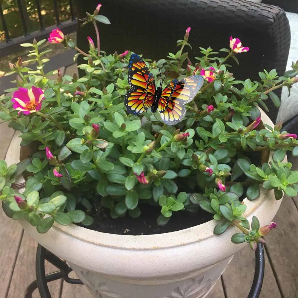 Домик-бабочка для сада украшение дома уличный цветочный горшок двора Цветочная