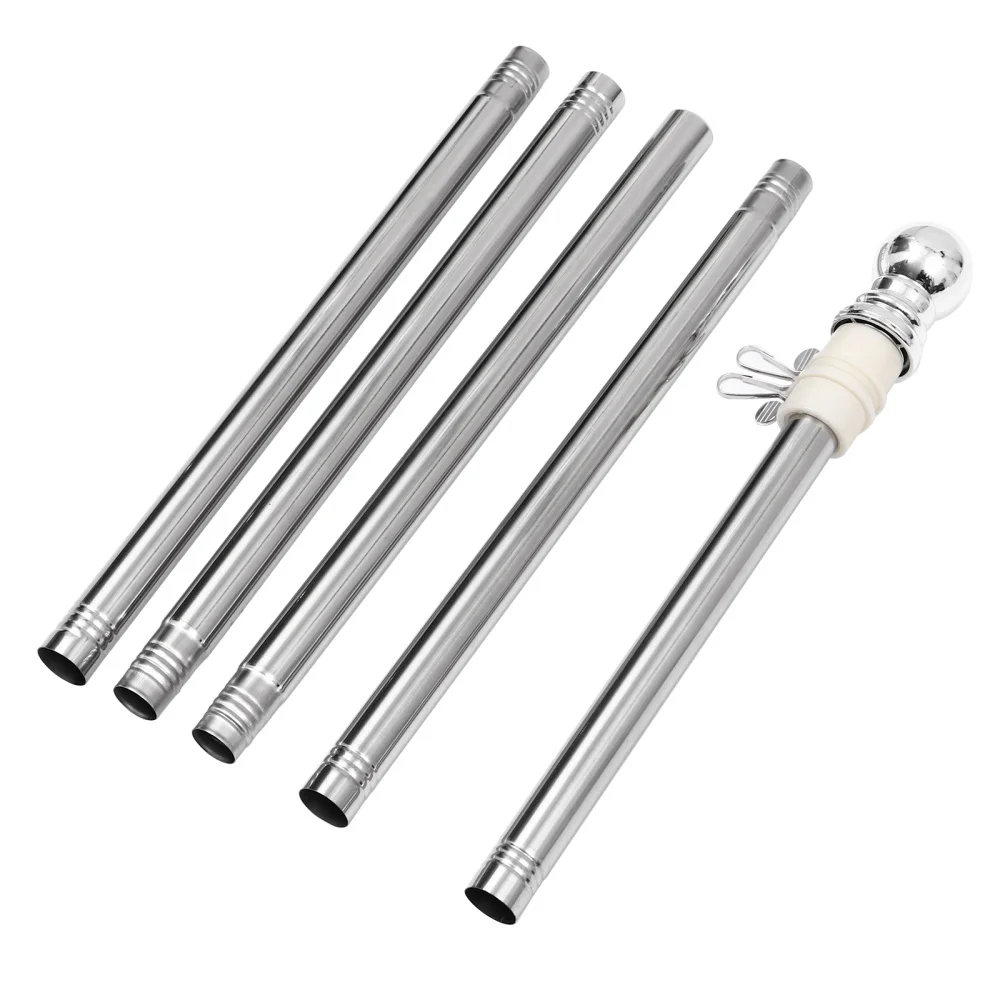 

Wall Mount Spinning Flagpole Kit Professional Flag Pole for House Garden Yard