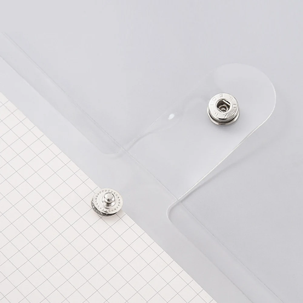

Transparent Color Plastic Clip File Folder A4 Notebook Cover Binder Loose Notebook Organizer Diary School Office Supplies