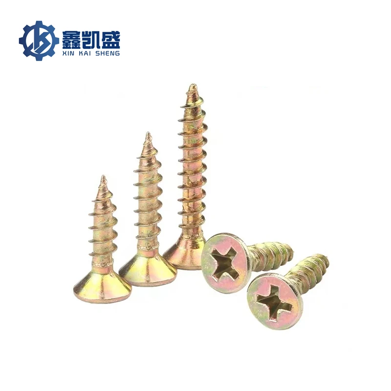 

Color Zinc Fiber Nail Plus Hard Dry Wall Nail Cross Flat Head Self Tapping Screw Countersunk Head Wood Screw Wallboard Screw M4