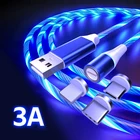 Кабель зарядный 3 в 1, Usb C, Micro USB Type C