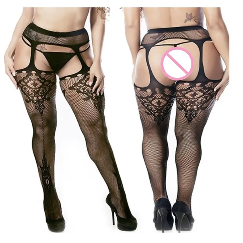 5 видов стилей модные женские колготки на подтяжках размера плюс|Колготки| |