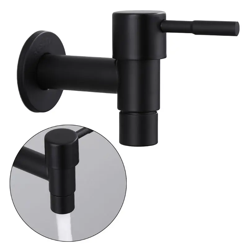 

Stainless Steel Faucet Wall Mounted Washing Machine Tap Bath Toilet Mop Pool Tap